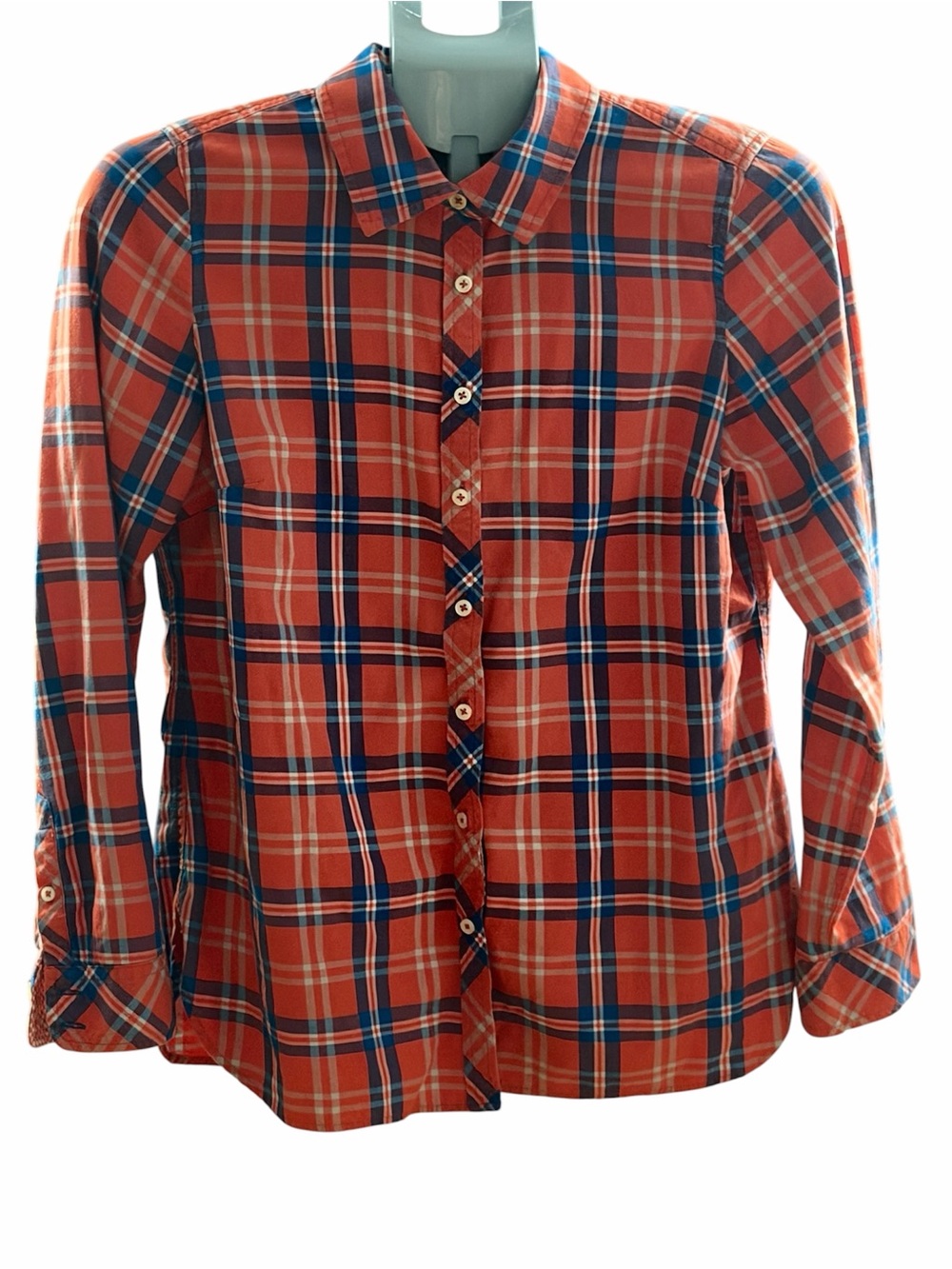 Talbots Plaid Button Front Shirt – Size Small